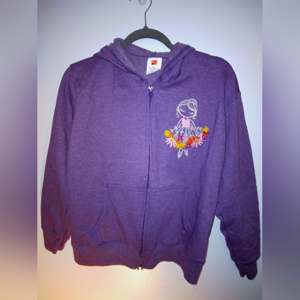 Children's Purple Zip-up Hoodie